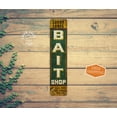 thumbnail image 2 of Bait Shop Tackle Sign Rustic Looking Sign Fishing Sign Mancave Garage Décor Gift 4x18 104182001034, 2 of 4