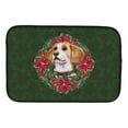 thumbnail image 1 of Carolines Treasures CK1552DDM Beagle Poinsetta Natte de Séchage pour Couronnes, 1 of 4