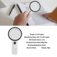 thumbnail image 3 of Magnifying Glass, Large Magnifying Glass Large Screen Ergonomic Handle 30X ABS Frame  for Classroom Science, 3 of 7