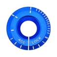 thumbnail image 2 of Miulika Car Engine Start Ignition Cover Key Hole Decoration Trim for Blue Blue, 2 of 4