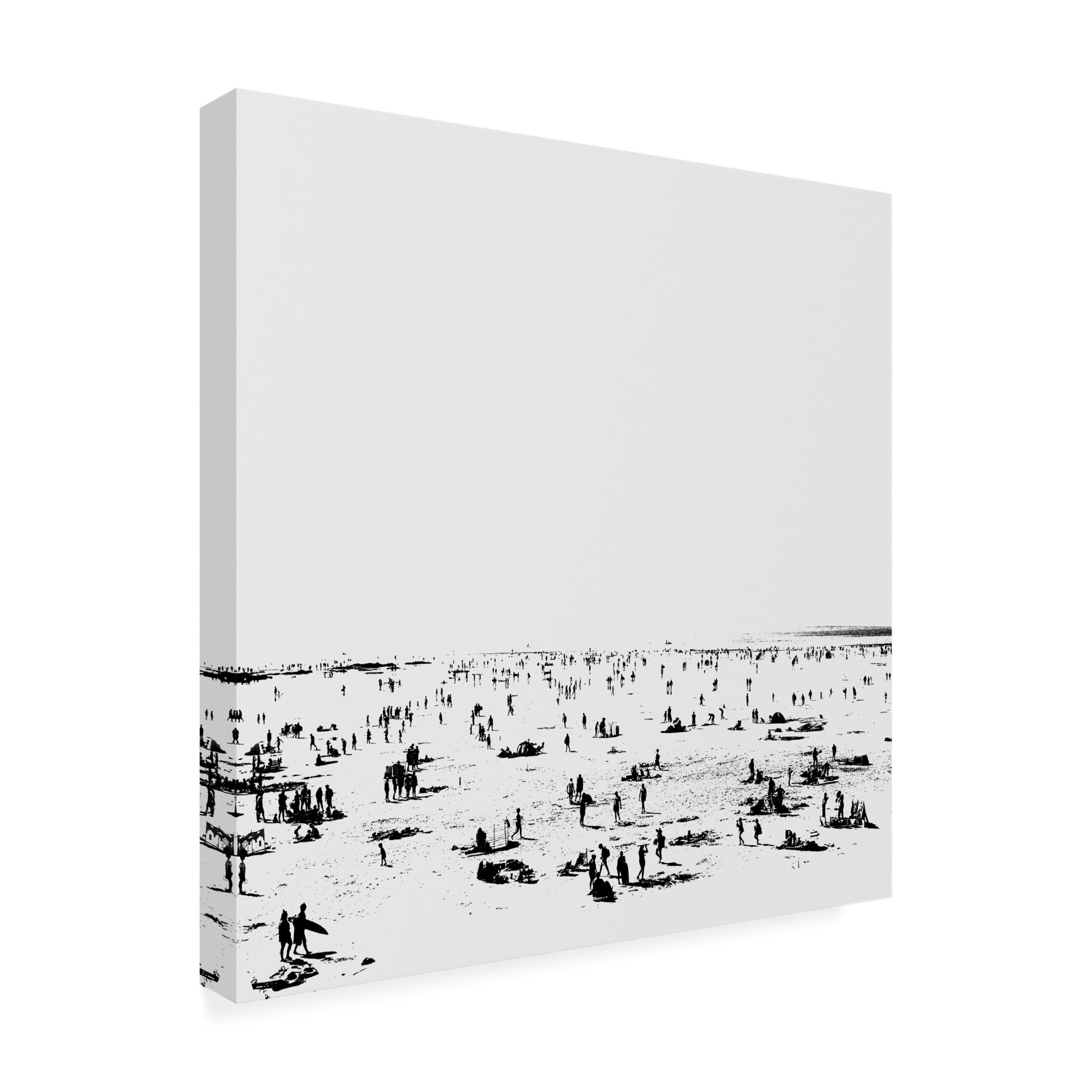 Trademark Fine Art Dan Hobday Beach No2 Canvas Wall Art