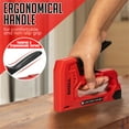 thumbnail image 6 of SHALL Light Duty Staple Gun for Wood - Red Upholstery Staple Gun with 1600pcs JT21 Staples 1/4, 5/16, 3/8 inch and Staple Remover - Fabric Stapler Gun for Crafts, DIY, Decoration, 6 of 7