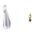 thumbnail image 1 of Figura de escritorio,Estatua de niña linda para escritorio,adorno nórdico moderno,Figura de niña en la oficina,porche,dormitorio o sala de estar.,Estatua de arte abstracto,Estatua de arte, 1 of 8