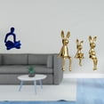thumbnail image 2 of Figura de pensador abstracto,Estatua de pensador abstracto,decoración para el hogar,Escultura de figura,Estatua sentada Figura Escultura Adorno,Estatuas de conejos en miniatura para, 2 of 8