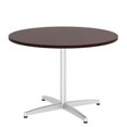 thumbnail image 1 of Mobilier d'Affaires Bush Table de Conférence Ronde avec Base en Métal en Cerise, 1 of 7