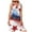 White independence day dresses for women, variant on Wycnly Independence Day Dresses for Women Flowy Pleated Swing Elastic Waist 4th of July Mini Dresses Sleeveless U-Neck USA Flag Print Summer Short Formal Dress Navy xxl
