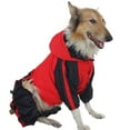 thumbnail image 2 of SPRING PARK Pet Apparel Dog Clothing Clothes Rain Snow Coats Waterproof Raincoats 4 Four Legs Raincoat for Small Medium Large Big Size Dogs Adorable Hoodie Costumes for Outdoor, 2 of 7