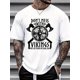 thumbnail image 1 of [Geometric Print T-Shirt] Summer Perfect Stretchy Geometric Print Men's Casual Short-Sleeve T-Shirt - Crew Neck, Machine Washable, Polyester Blend, 1 of 5