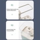 thumbnail image 4 of Inteprter Caja de salida de detergente automática con fregadero Estante de almacenamiento de plástico portátil Dispensador de líquido ligero de secado Cocina y Comedor Azul Inteprter HA083844-02B, 4 of 6