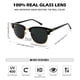 thumbnail image 5 of Gafas de sol Pro Acme con lentes cuadradas semisin montura, 100% vidrio, 5 of 6