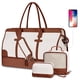 thumbnail image 1 of Bolsa de viaje ETRONIK Weekender Overnight para mujer XL Beige, 1 of 8