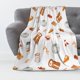 thumbnail image 1 of Manta de lujo difusa para otoño, con diseño de café, calabaza, pastel y especias, para sofá, ligera, acogedora, suave y cálida, para sofá, cama, sala de estar, en otoño, 80 x 60 pulgadas, 1 of 7