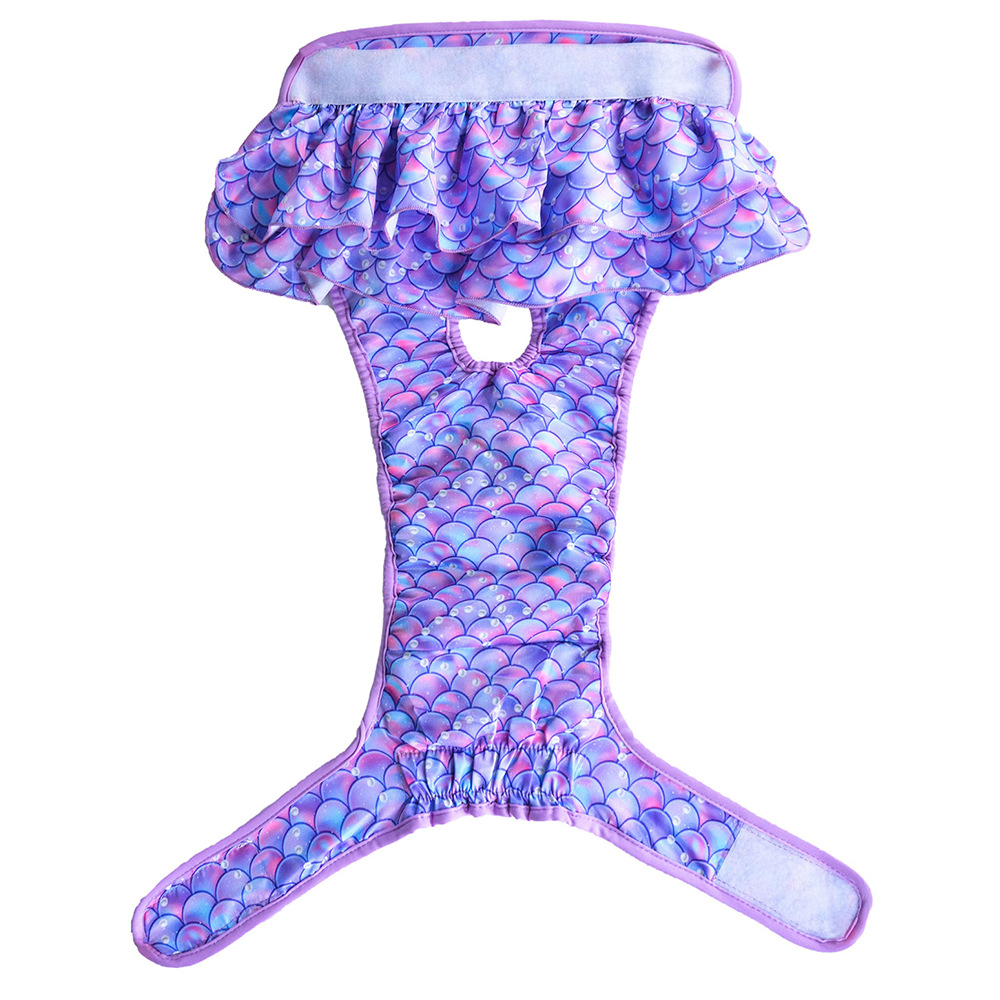 Monebena 3 Packs Washable Female Dog Diapers, Durable Pet Skirt for Dog Dress, Reusable Pet Diapers and Puppies Dogs Heat Panties for Girl Dogs Menstrual Periods