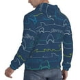 thumbnail image 3 of Bingfone Shark Men'S Drawstring Hoodie Long Sleeve Pocket Sweatshirts-3x-Large, 3 of 9