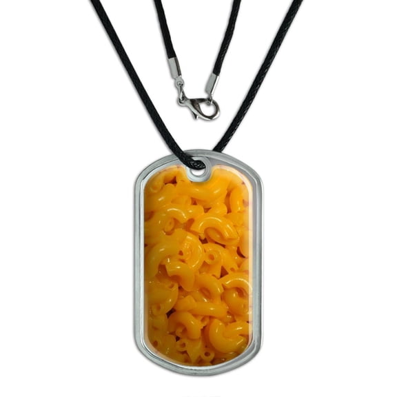 Mac N Cheese - Macaroni and Dog Tag