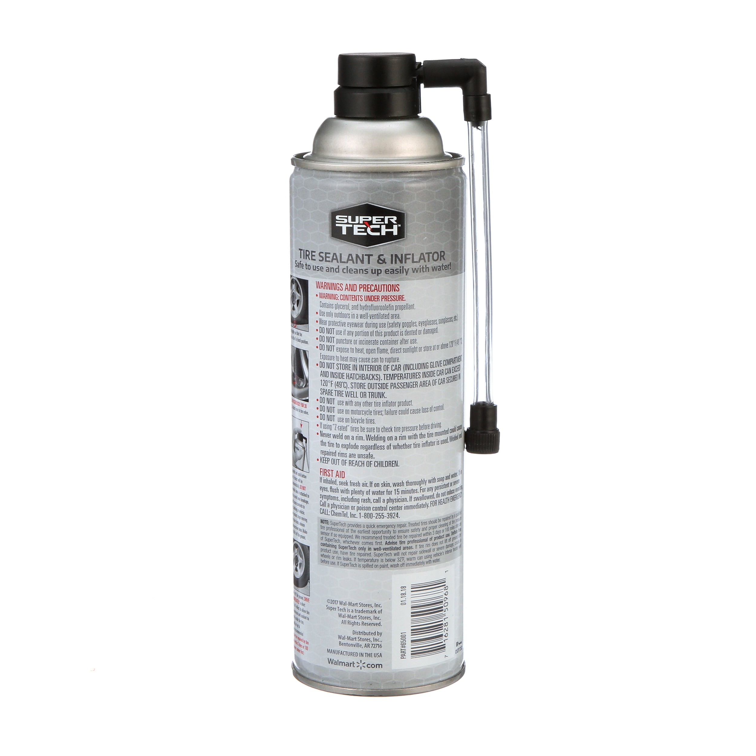 Supertech Aerosol Tire Inflator 20oz - 65001