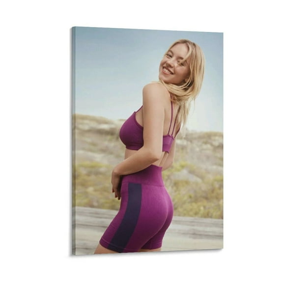 Sydney Sweeney Hot Girl Sexy Poster (19) Artworks Picture Print Poster Wall Art Painting Canvas Gift Decor Home Posters Decorative 16x24inch(40x60cm)