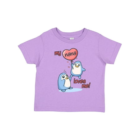 

Inktastic My Nana Loves Me Gift Toddler Boy or Toddler Girl T-Shirt
