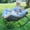 Blue, variant on LEYCAY Outdoor Rocking Chair, Wicker Lounge Rocking Chair, Indoor & Outdoor Chair, Gray