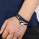 thumbnail image 5 of Pulsera de cuerda tejida con forma de ancla de la serie Ocean de Milan Line para parejas, para hombres y mujeres, 5 of 6
