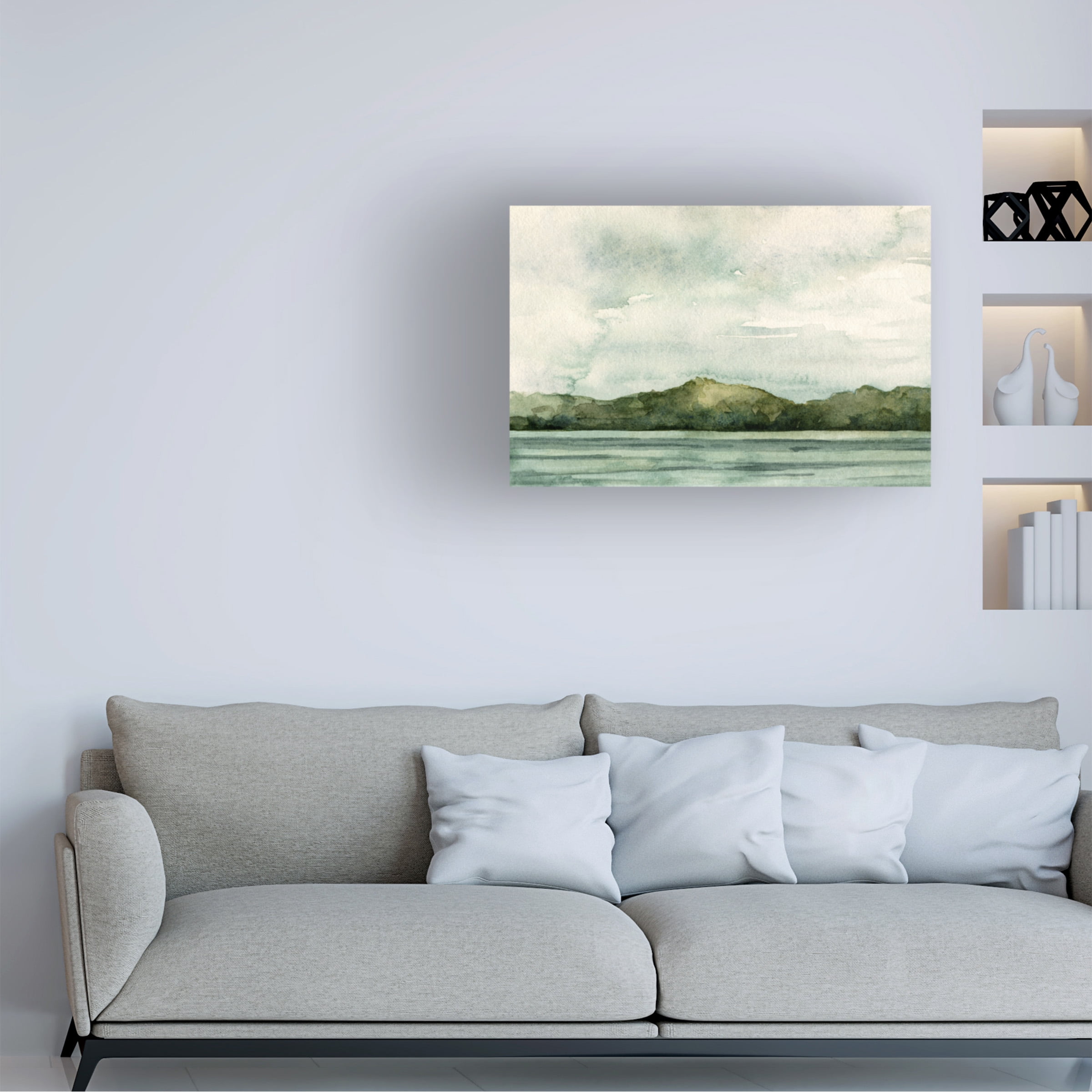 Emma Caroline 'Riverside II' Canvas Art