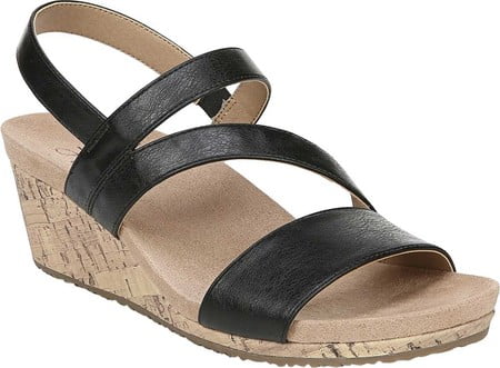 lifestride milly women's wedge sandals