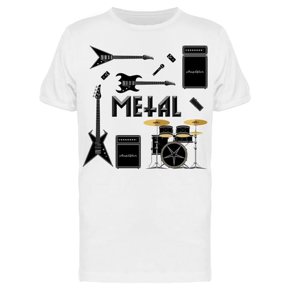 Metal Music Tee Men's -Image by Shutterstock