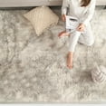 thumbnail image 6 of Moocorvic Plush Rugs for Living Room, Soft Area Rugs for Bedroom Furry Carpet for Kids Girl Room, Plush Indoor 63x24inch(Beige), 6 of 7