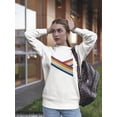 thumbnail image 2 of Lovely Rainbow Design Sweatshirt Women -GoatDeals Designs, Female 3X-Large, 2 of 4