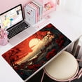 thumbnail image 5 of Red and Black Mouse Pad Japanese Mouse Pad XL Black Anime Big Mouse Pads for Desk Large Gaming Large Mouse Pad for Men Desk Pad with Stitched Edges Non-Slip Large Computer Mat, 31.5x15.7 in., 5 of 6