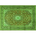 thumbnail image 1 of Ahgly Company Indoor Rectangle Medallion Green Traditional Area Rugs, 4' x 6', 1 of 1