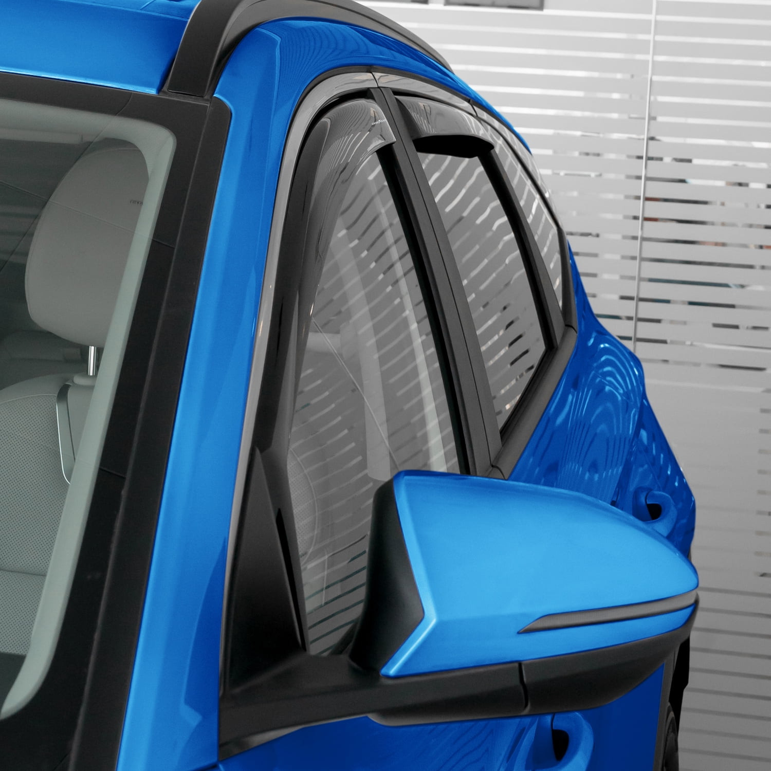 Goodyear Shatterproof In-Channel Window Deflectors for Hyundai Tucson 2022-2025, Rain Guards, Window Visors for Cars, Vent Deflector, Car Accessories, 4 pcs - GY003485