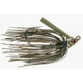 thumbnail image 4 of Freedom Tackle F75119 Swim Jig Olive Shad 1/4oz Jig Fishing Lure, 4 of 5
