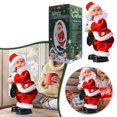 thumbnail image 2 of Santa and Reindeer Sleigh T-oy Motion Activated Singing Dancing Decor with Lights Music_Jingle Bell Rock Fun Christmas Gift for Family K-ids, 2 of 7