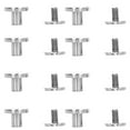 thumbnail image 2 of Tornillos De Encuadernación Chicago De Metal, Tornillos De Encuadernación De Superficie De Arco De Latón Con Revestimiento Uniforme Kit Surtido Galvanizado 100 Juegos Para ANGGREK Otros, 2 of 8