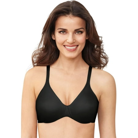 - Bali Womens Passion for Comfort Back Smoothing Underwire Bra, 40DD, Black