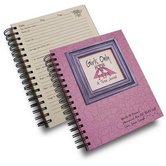 Journals Unlimited CJ-21 Girls Only - A Teen Journal Book, Pink