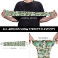 thumbnail image 5 of Uemuo Colorful Hawaii Palms Printed Arm Sleeves, Cooling UV Sun Protection Sports Compression for Men/Women, 5 of 8
