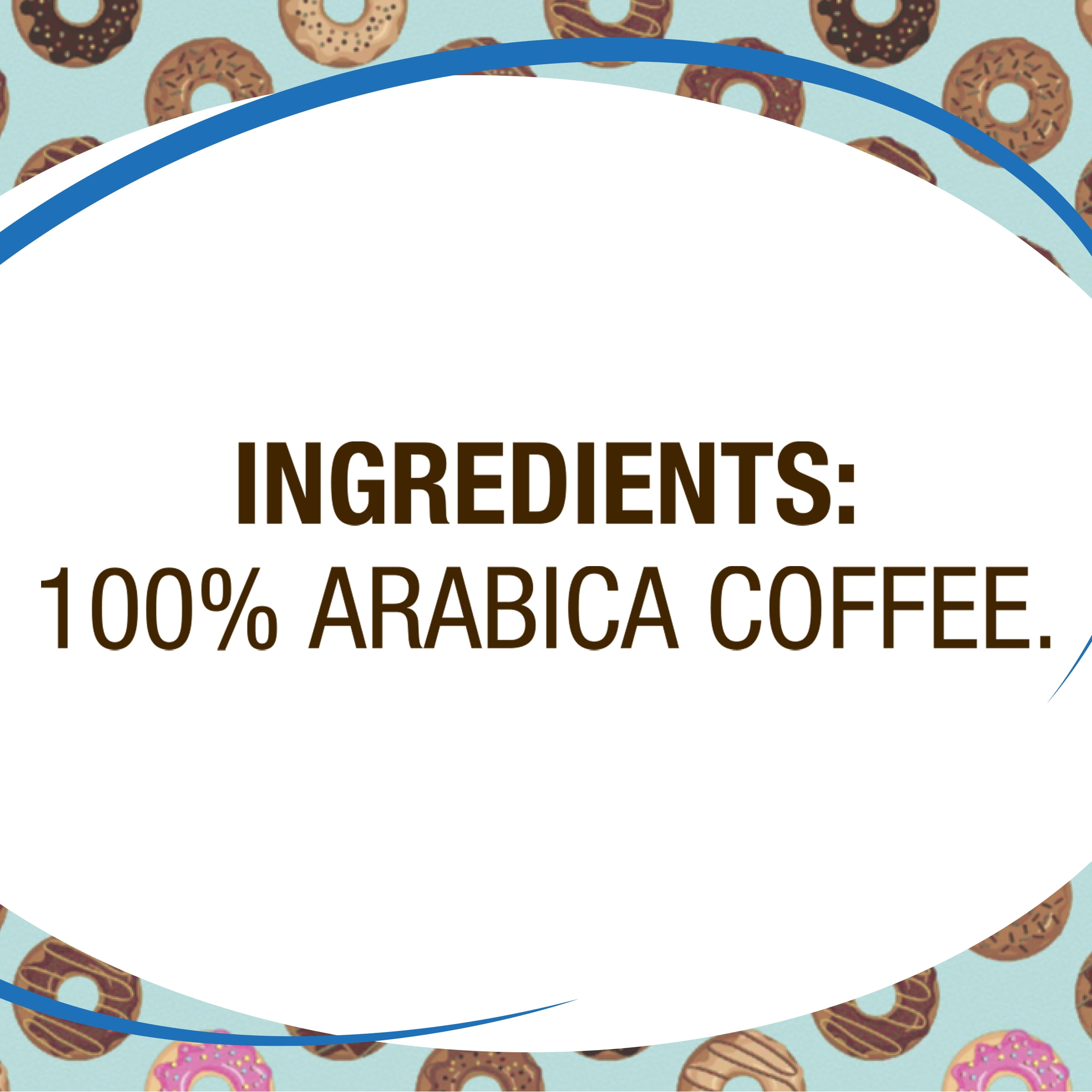 (6 pack) Great Value Donut Shop, 100% Arabica, Medium Roast, Ground Coffee, 12 oz
