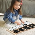 thumbnail image 5 of Topbuy 27-Note Foldable Glockenspiel Xylophone Instrument with 2 Rubber Mallets, 5 of 5
