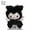 Bow Kuromi -25CM Doll, variant on New Fluffy Carrtoon Cute Kitty Melody Kuromi Cinnamoroll Bow Plush Toy Soft Stuffed Doll Pendant Keychain Backpack Kids Gift ( 4.7"/ 8"/ 11.8" ...)