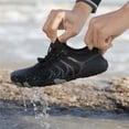 thumbnail image 5 of KANG Fashion Unisex Quick-Dry Water Shoes, Lightweight River-Tracing Outdoor Footwear, Anti- Beach Shoes for Hiking, Walking, and Light Training Black 36, 5 of 9