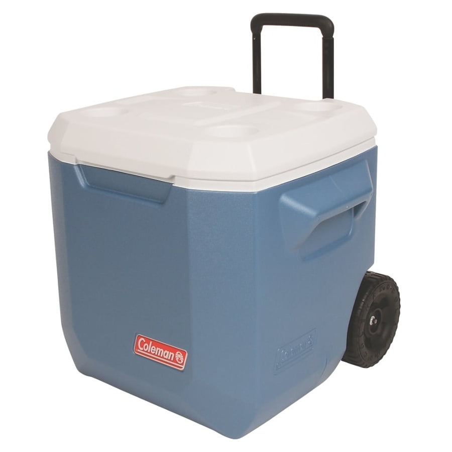 Coleman 40 Quart Xtreme 4 Wheeled Cooler, Blue