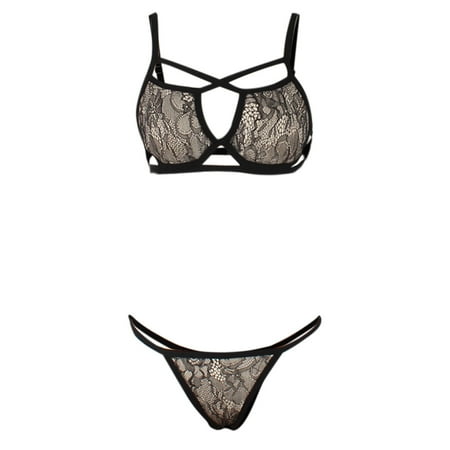 

Damenunterwäsche frech Open Back Sleepwear Bodysuit Lace Teddy Snap Crotch V Neck Cut Naughty 3 Piece Lace Bralette Spitzen-Body mit tiefem V-Teddy-Mini-Babydoll Naughty Mesh One Piece