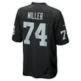 thumbnail image 3 of Men's Nike Kolton Miller Black Las Vegas Raiders Game Jersey, 3 of 4