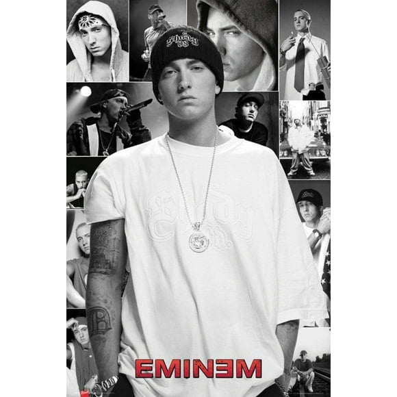 GB eye LTD LP1657 , Eminem, Collage, Maxi Poster, 61 x 91.5 cm, Wood, Multi-Colour for Living Room