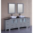 thumbnail image 1 of Mercury Import Group AGR230SQBG2S 84 in. Bosconi Double Vanity Set - Gray, 1 of 1
