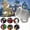 16 patterns-USBA, variant on 1pc Snowflake Christmas Laser Projector Light,16 patterns Waterproof Rotating Christmas LED Stage Lights Christmas Decoration
