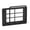 Black-large, variant on Iron Wall Shelf for Equipment Portable Designs Home Office Dorm Organization Without Tool Required