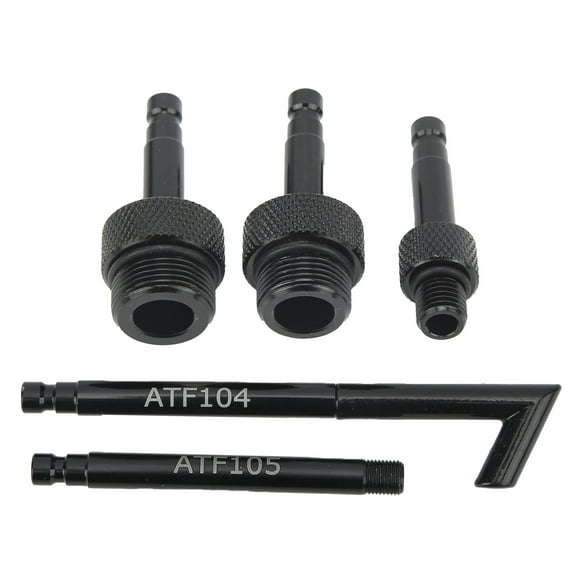 Automatic Transmission Fluid Oil Filler Adapters, VAS5162 1 Aluminum Alloy Rustproof Black 5Pcs  For AISIN 09G 01J CVT Transmission